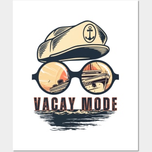 Retro Vacay Mode Cruise Posters and Art